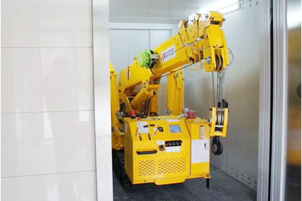 可以進電梯的微型履帶起重機-科步科技專業小吊車生產廠家