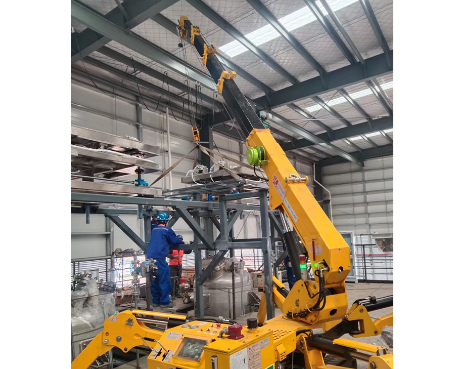 項目一線丨科步蜘蛛吊助力鋼結構吊裝