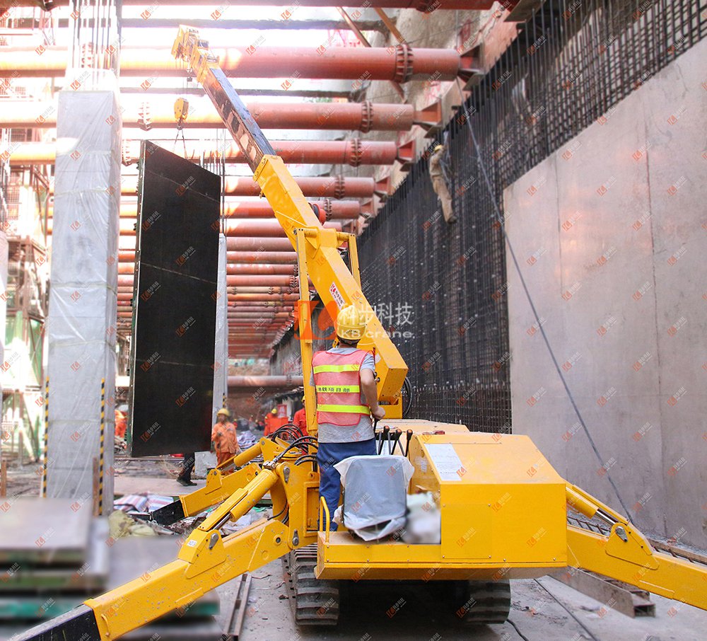 科步科技小吊車助力洛陽地鐵建設
