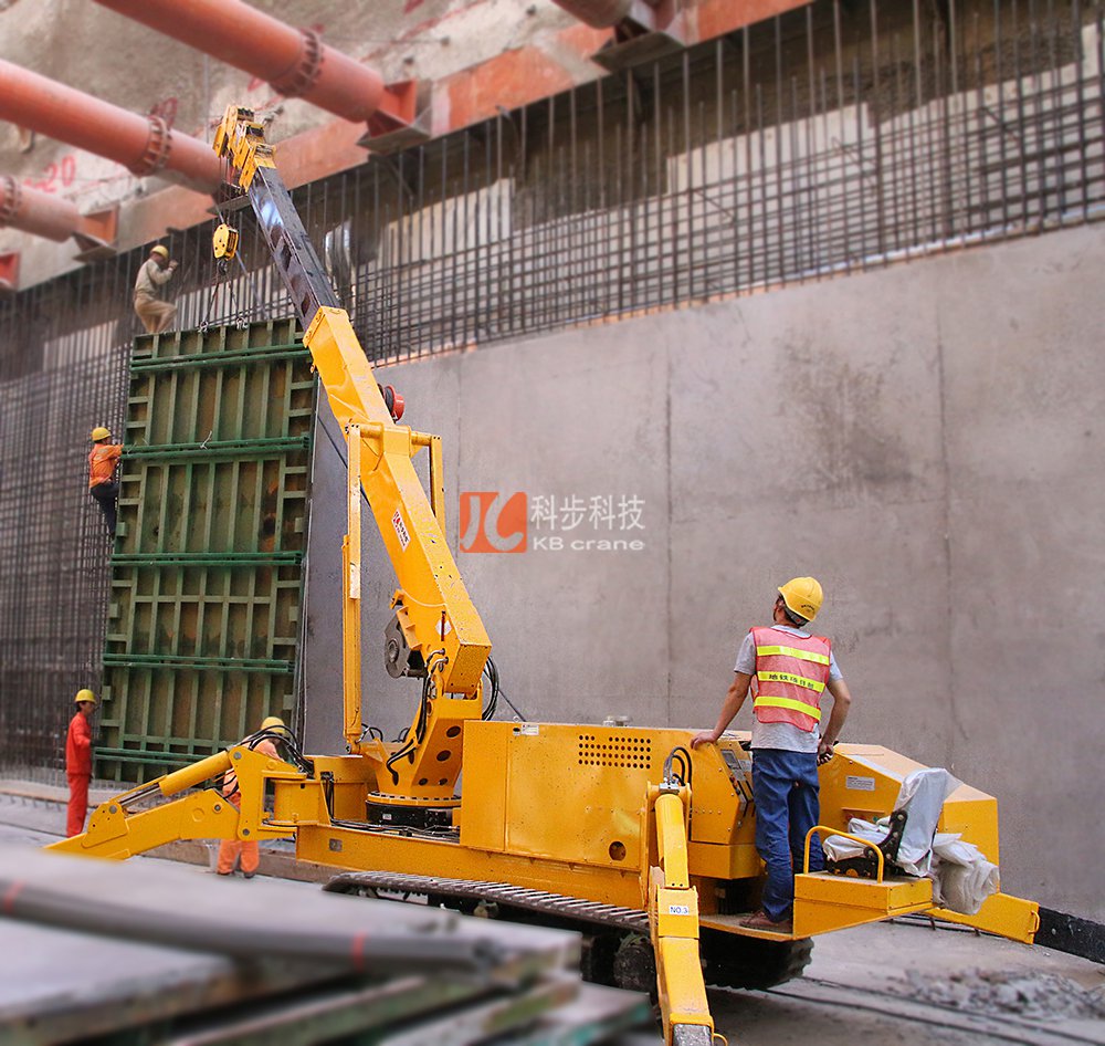 科步科技小吊車助力洛陽地鐵建設